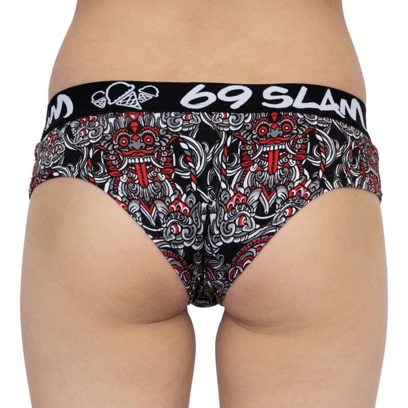 Dámské kalhotky 69SLAM boxer bamboo totem mask L - náhled 3