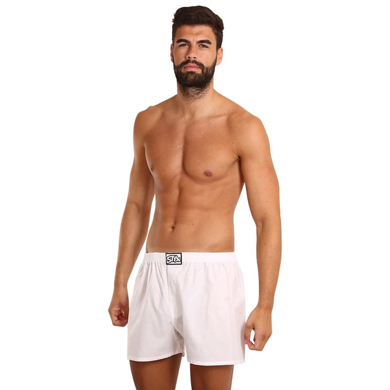 Pánské trenky Styx klasická guma bílé (A1061)  L - náhled 4