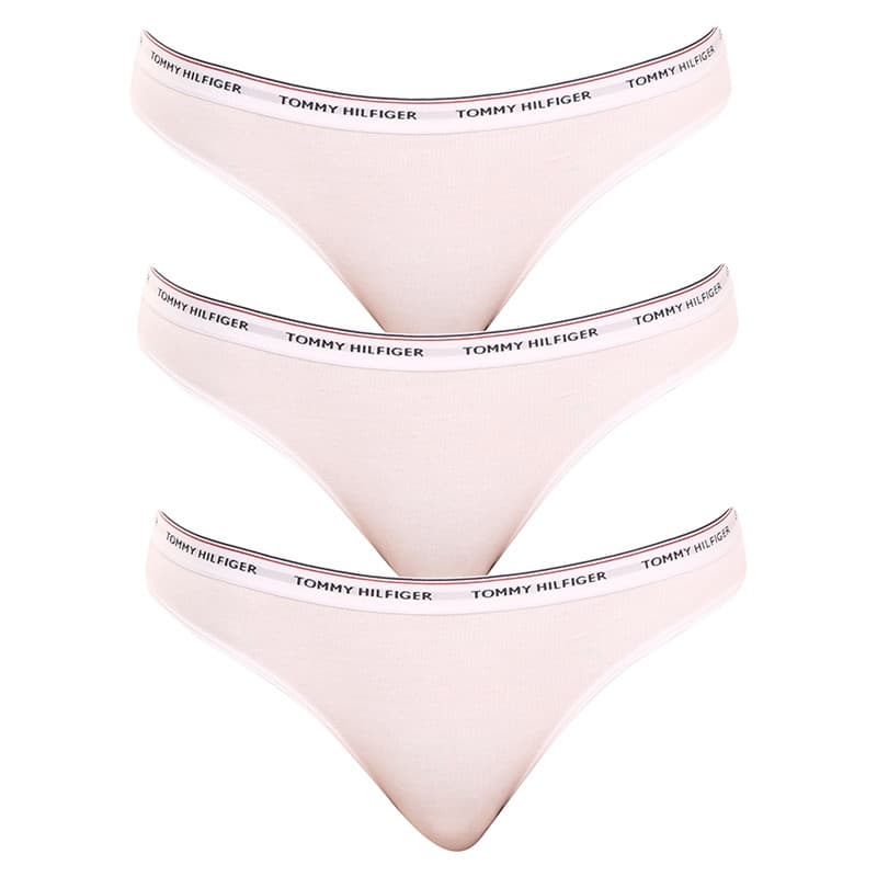 3PACK dámské kalhotky Tommy Hilfiger bílé (UW0UW00043 100) L - náhled 1