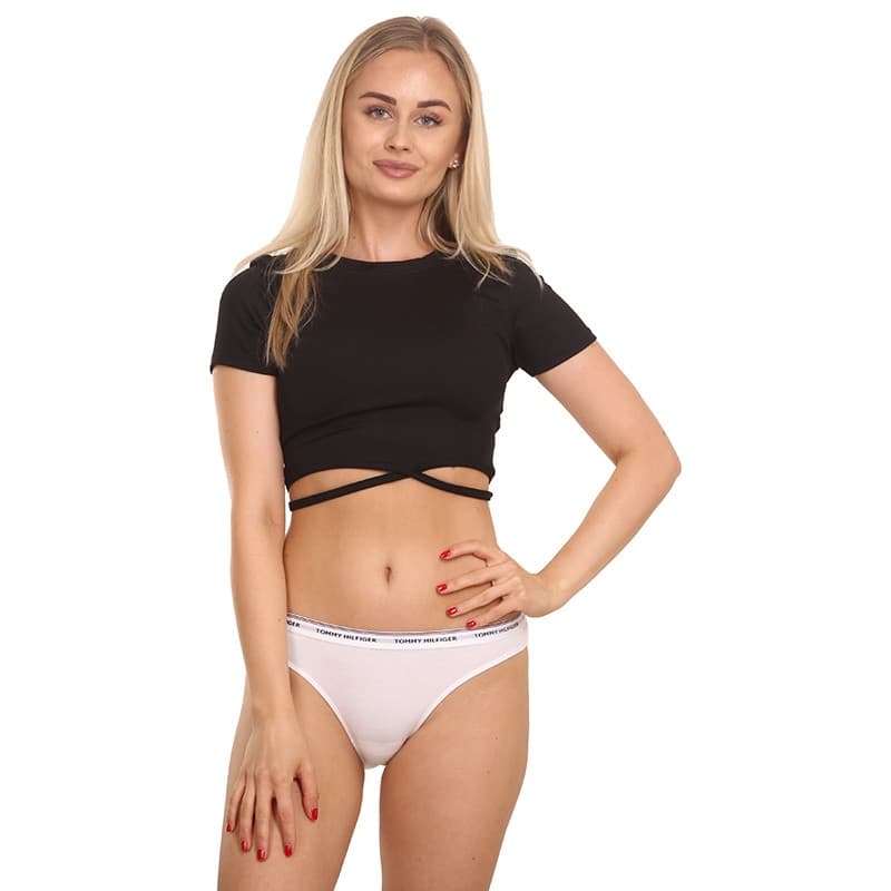 3PACK dámské kalhotky Tommy Hilfiger bílé (UW0UW00043 100) L - náhled 5