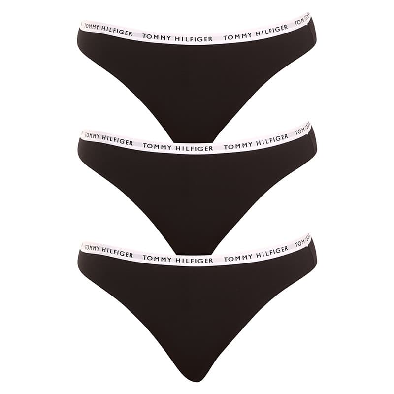 3PACK dámské kalhotky Tommy Hilfiger černé (UW0UW02828 0R7) L - náhled 1