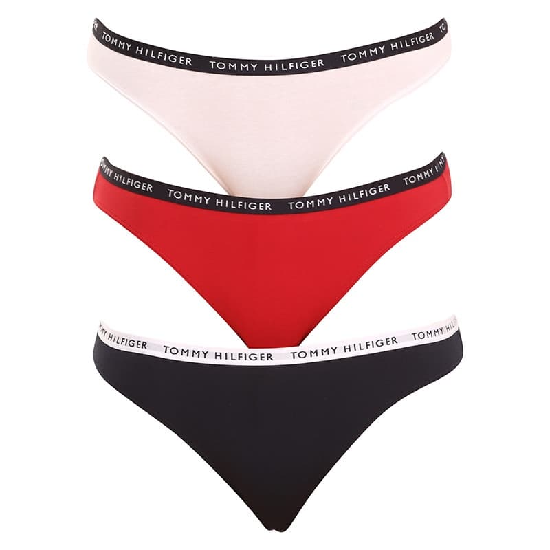 3PACK dámské kalhotky Tommy Hilfiger vícebarevné (UW0UW02828 0WS)