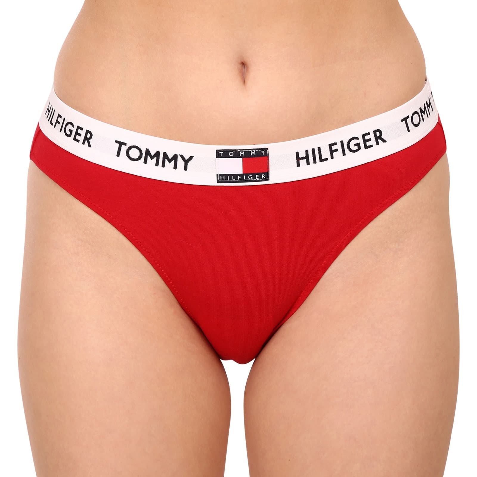 Dámské kalhotky Tommy Hilfiger červené (UW0UW02193 XCN)