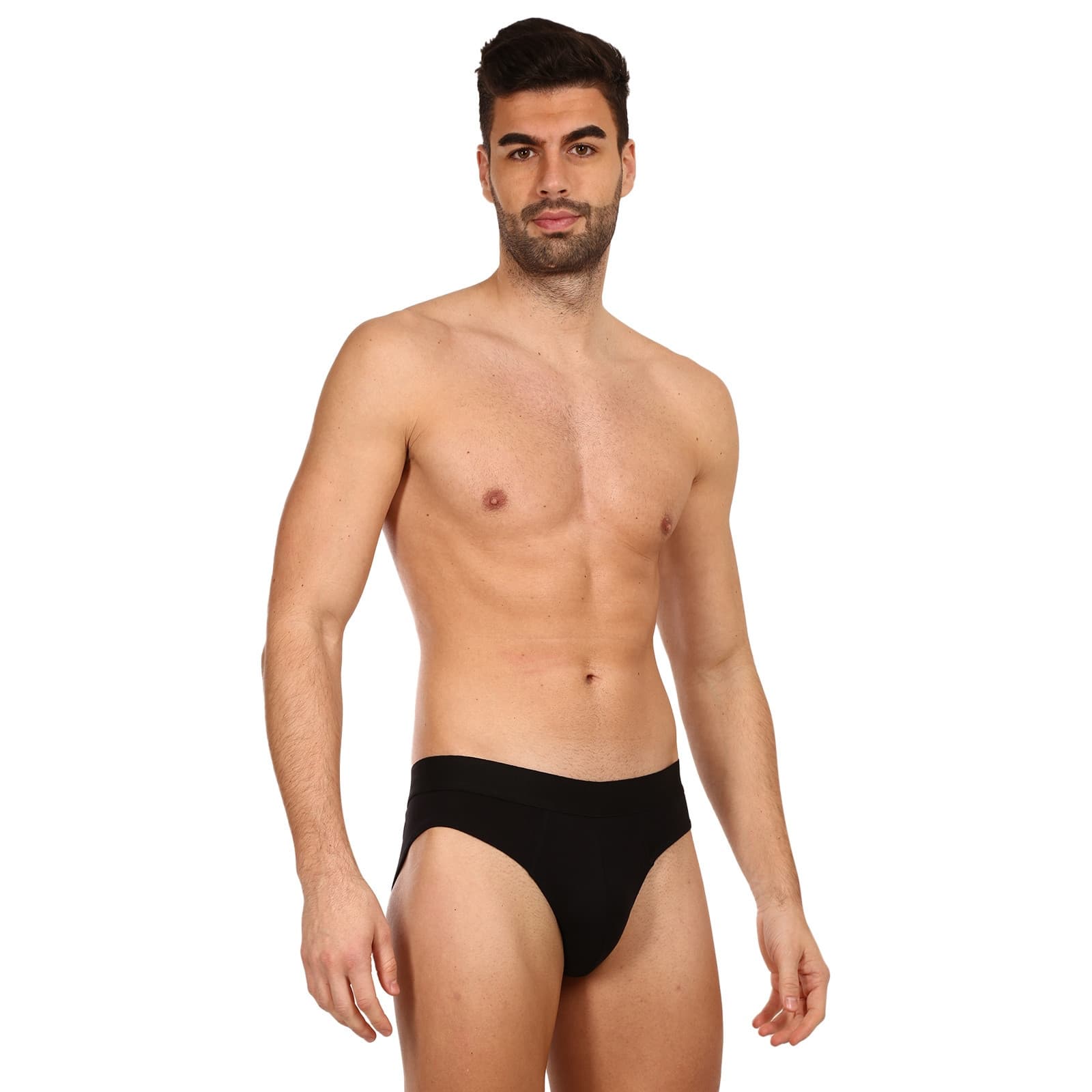 3PACK pánské slipy Nedeto černé (3NDTS001) 3XL - náhled 5