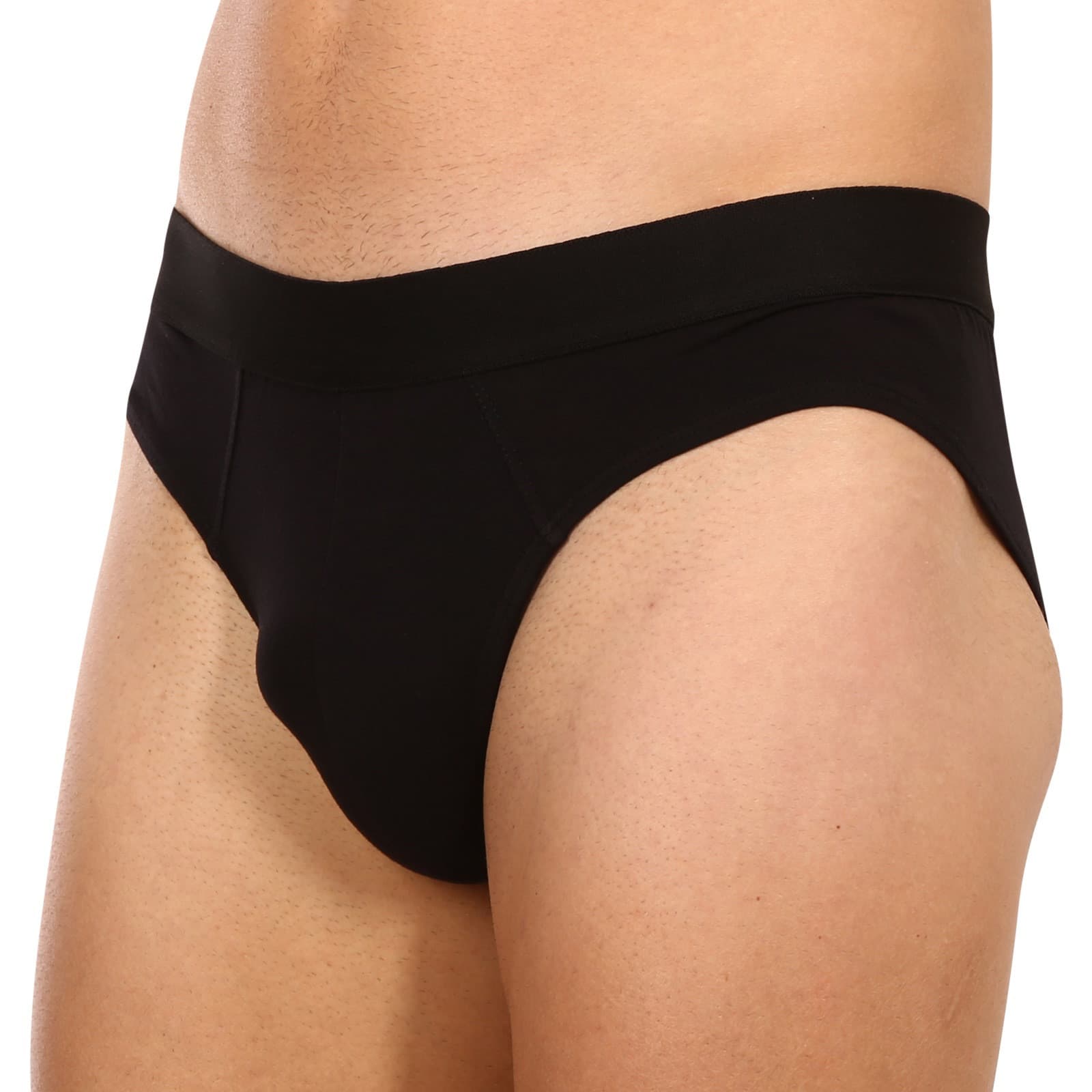 3PACK pánské slipy Nedeto černé (3NDTS001) 3XL - náhled 3