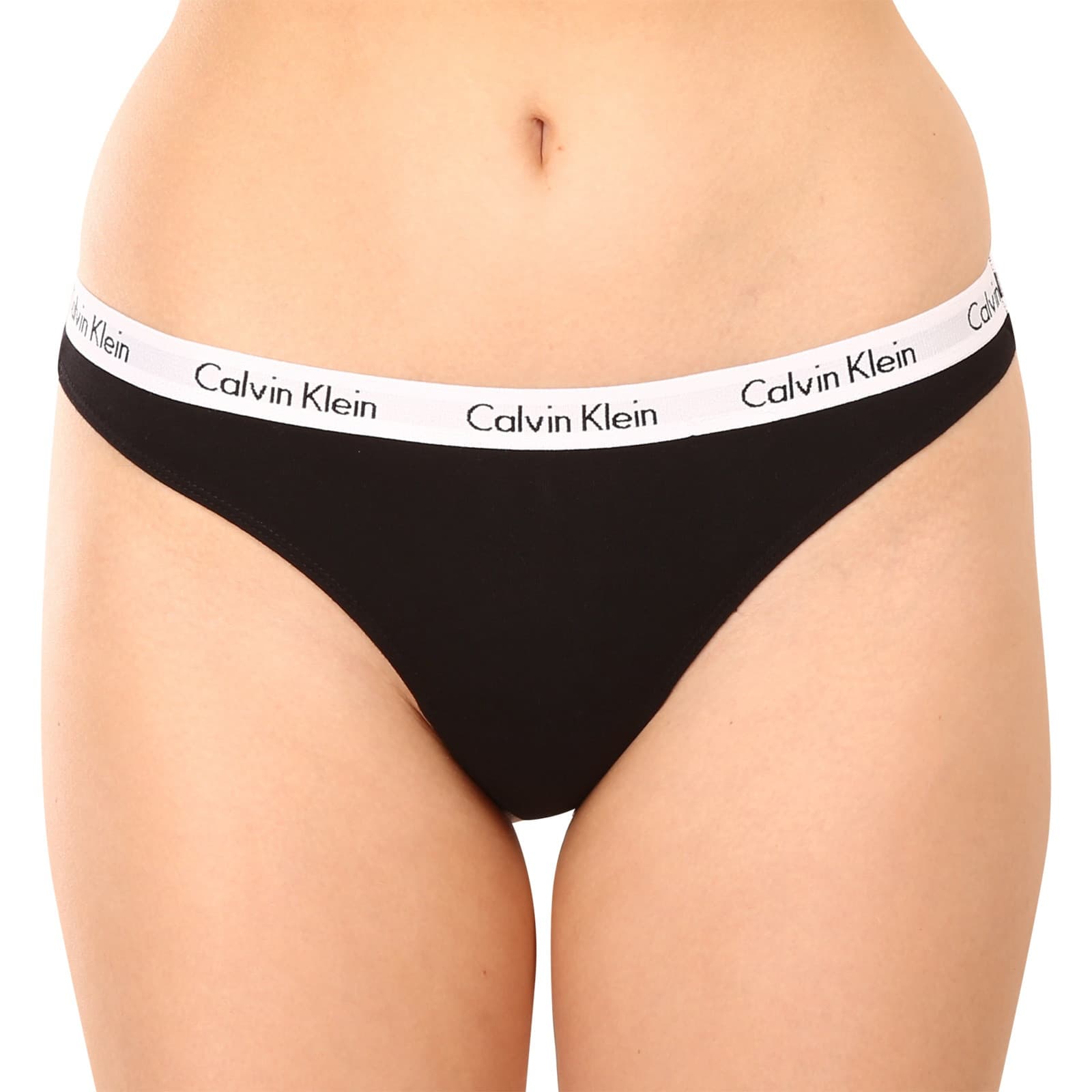 3PACK dámská tanga Calvin Klein černá (QD3587E-001) L - náhled 2