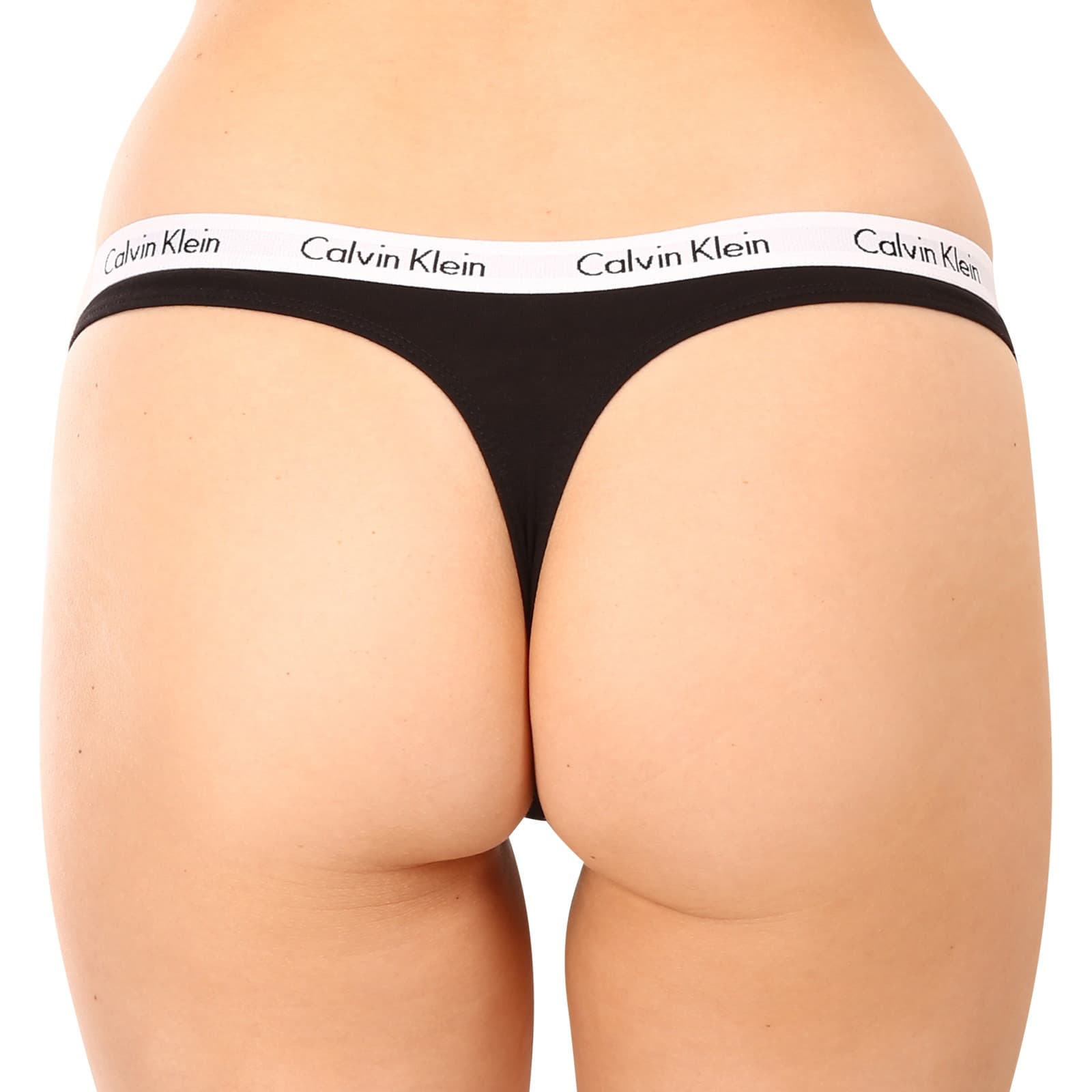 3PACK dámská tanga Calvin Klein černá (QD3587E-001) L - náhled 4