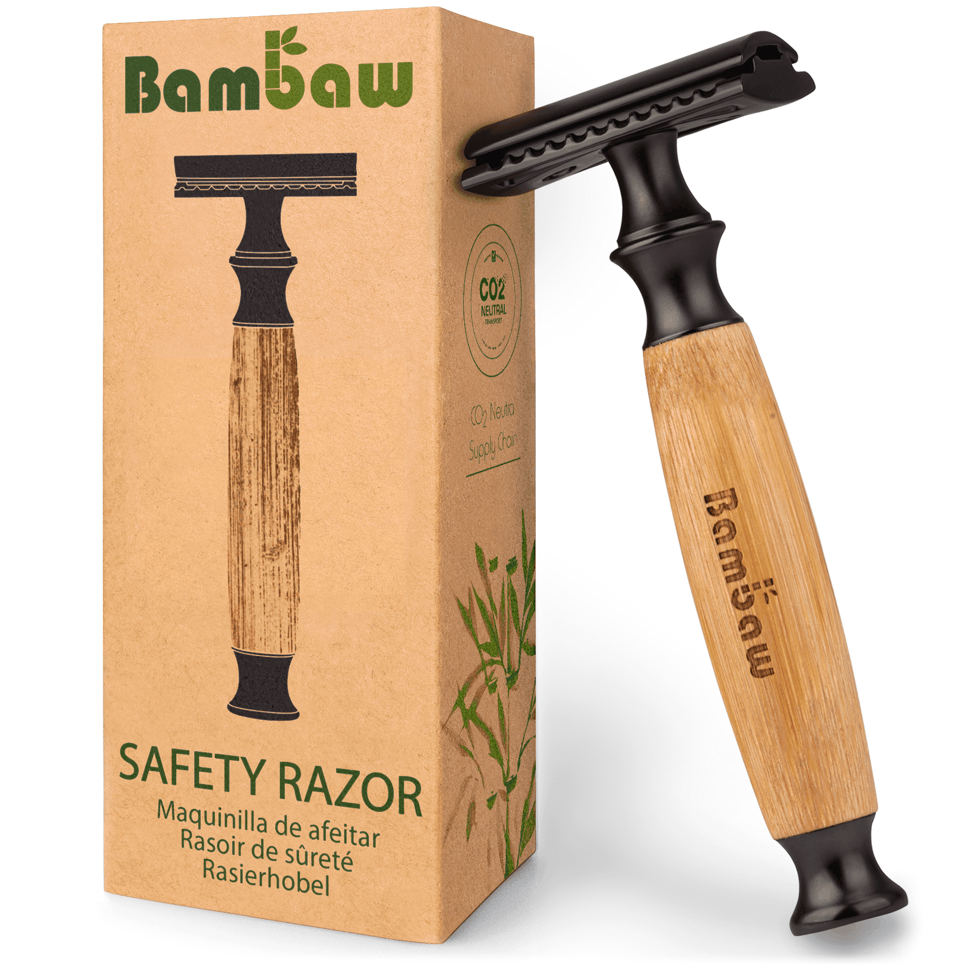 Holicí strojek Bambaw s nerezovou hlavicí Dark (BAM021)