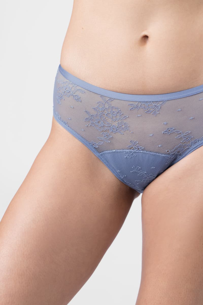Menstruační kalhotky Dorina Eco Moon Hipster krajkové Blue (DOR003) L - náhled 5