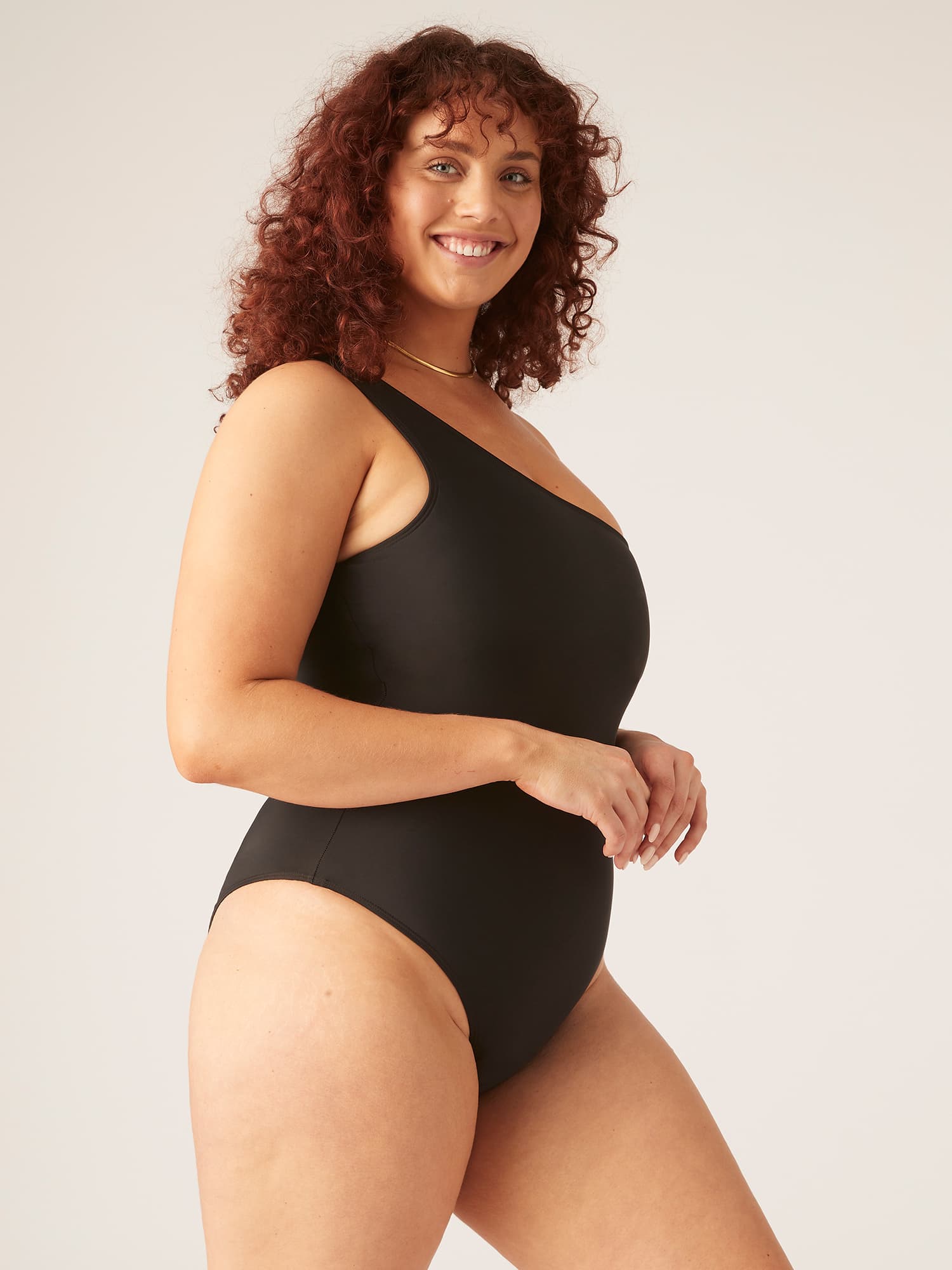 Menstruační plavky Modibodi One-Shoulder (MODI4341) L - náhled 1