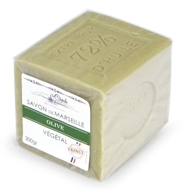 Marseillské mýdlo La Cigale "Cube" – Oliva 300 g (CIG101)