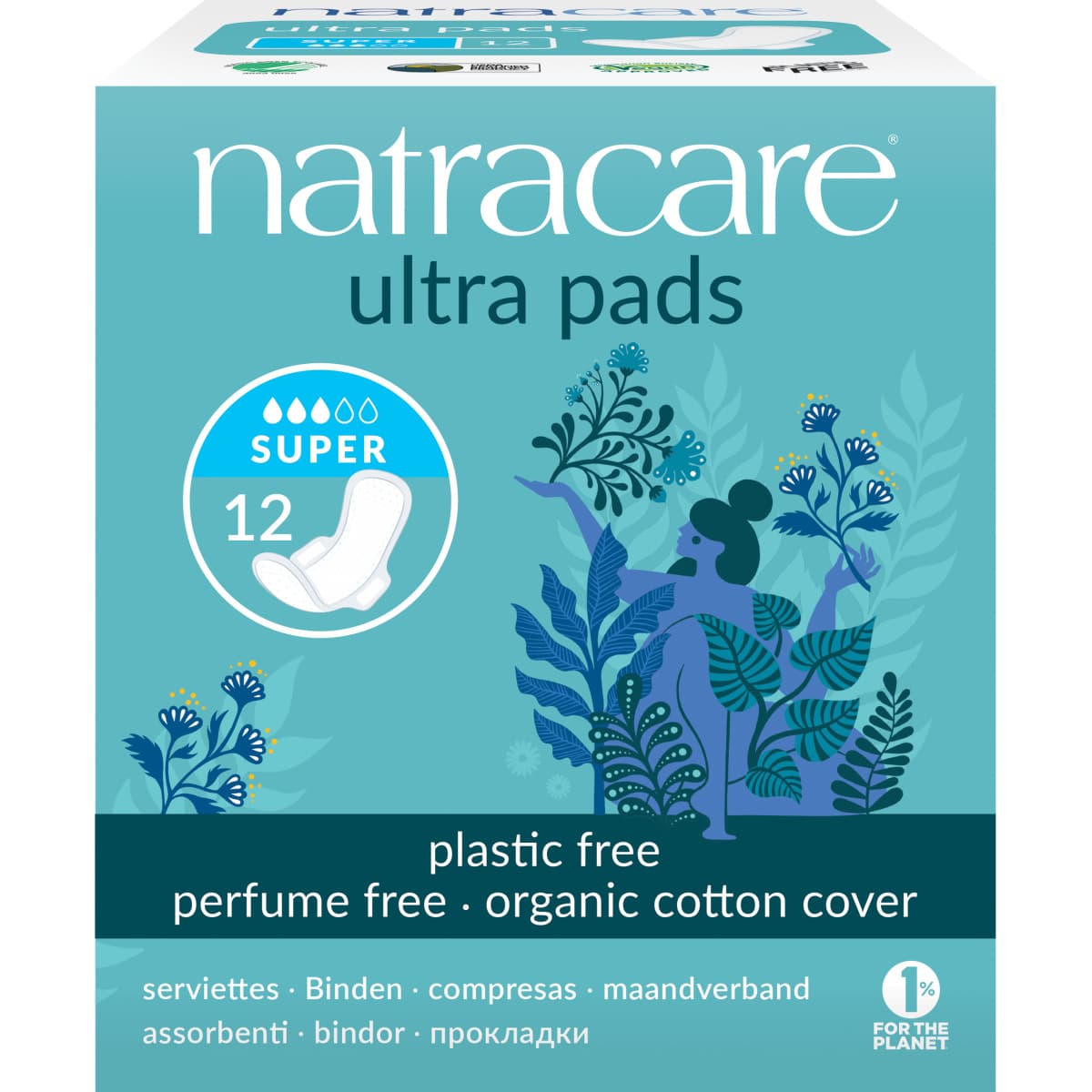 Denní vložky Natracare Super Ultra 12 ks (NATRA15)