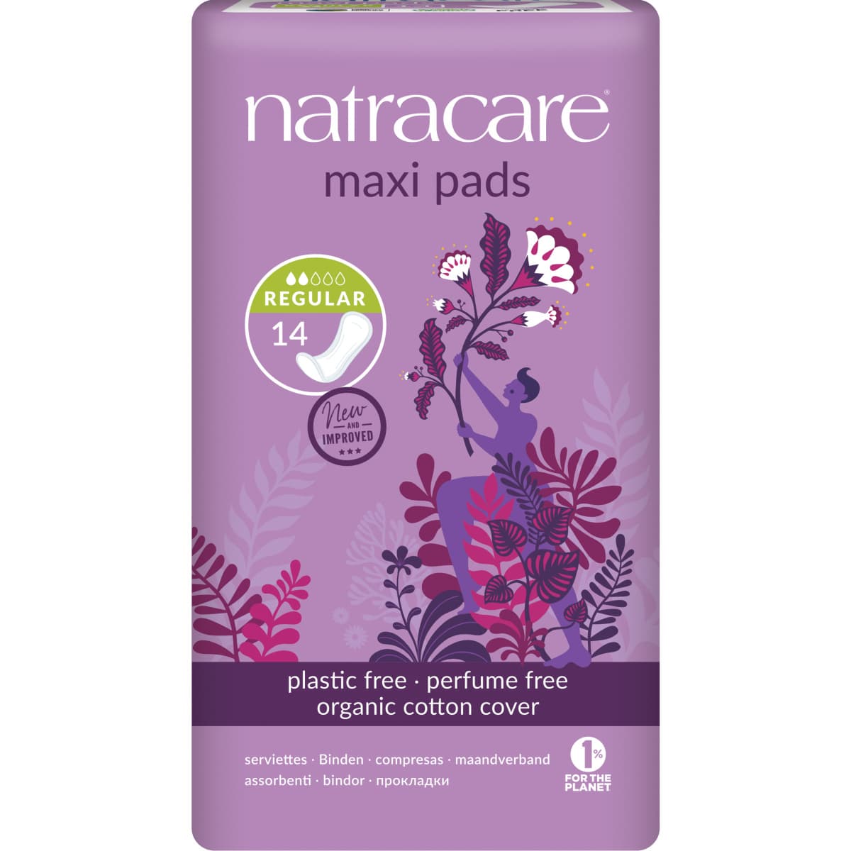 Denní vložky Natracare Regular Maxi 14 ks (NATRA20)