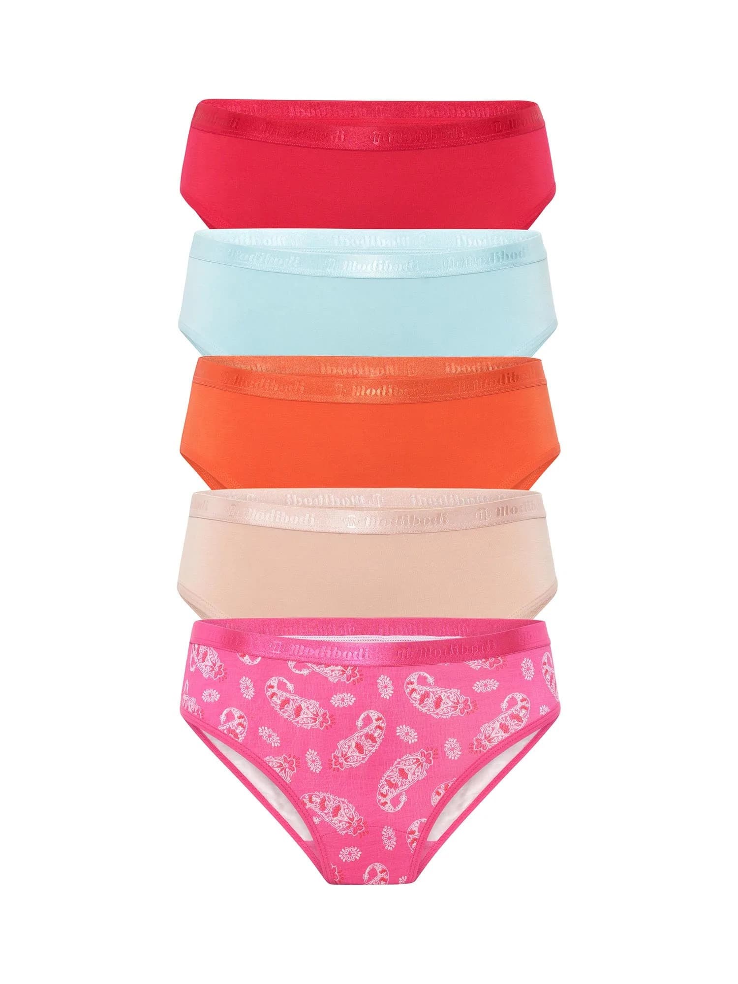 5PACK Kalhotky Modibodi Classic Bikini Morocco Multi (MODI4280MM)