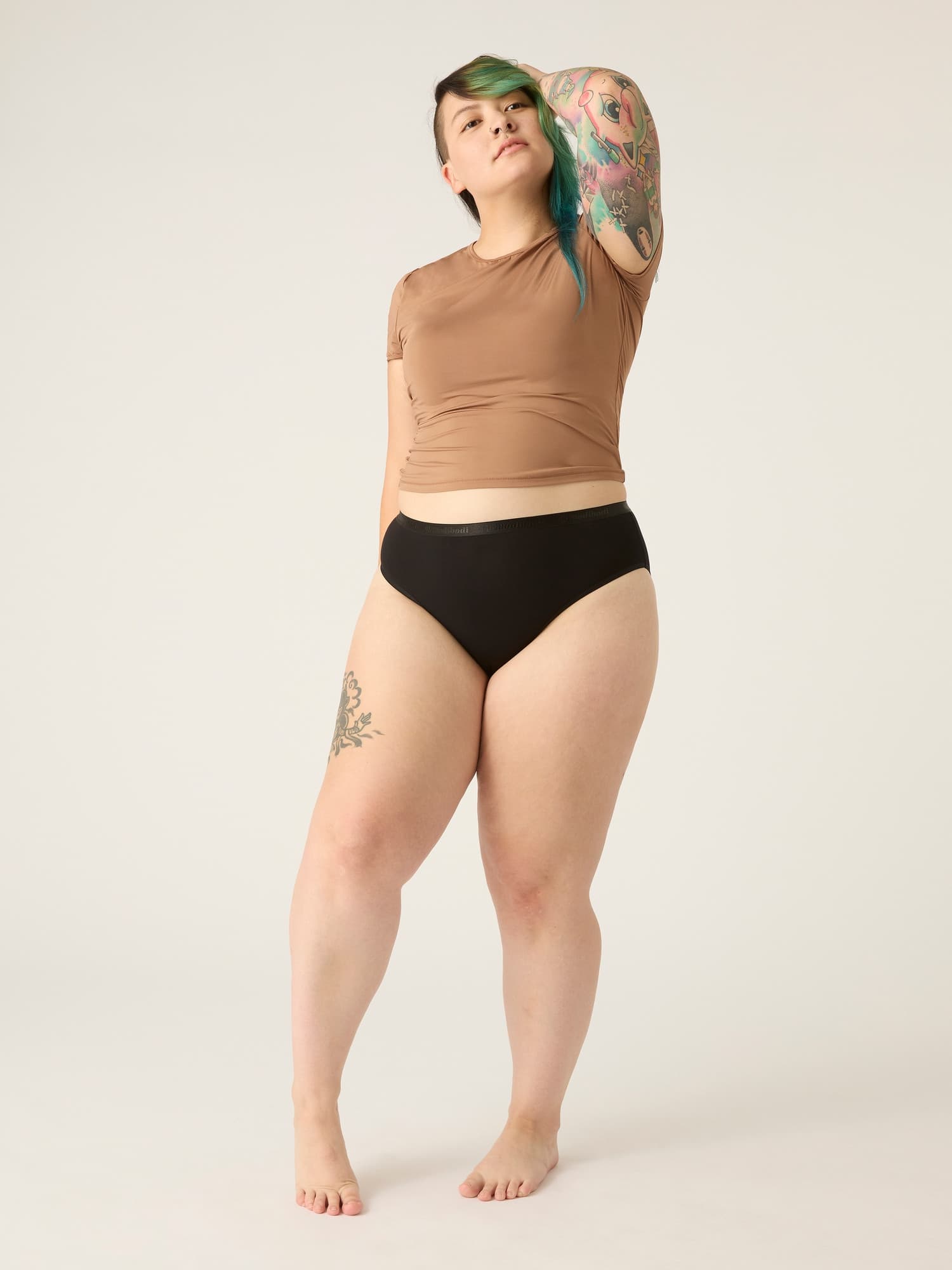 Dámské kalhotky Modibodi Classic Bikini Moisture Wicking (MODI4082) L - náhled 4