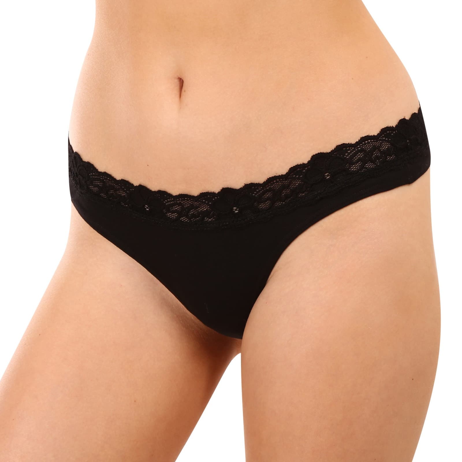 3PACK dámská tanga Styx s krajkou vícebarevná (3ITK96019) L - náhled 3