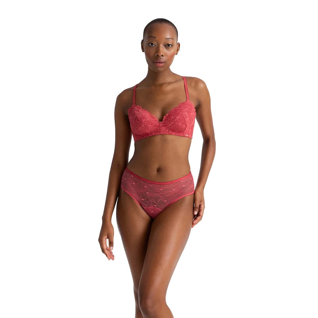Menstruační kalhotky Dorina Eco Moon Hipster krajkové Red (DOR002R) 3XL - náhled 2
