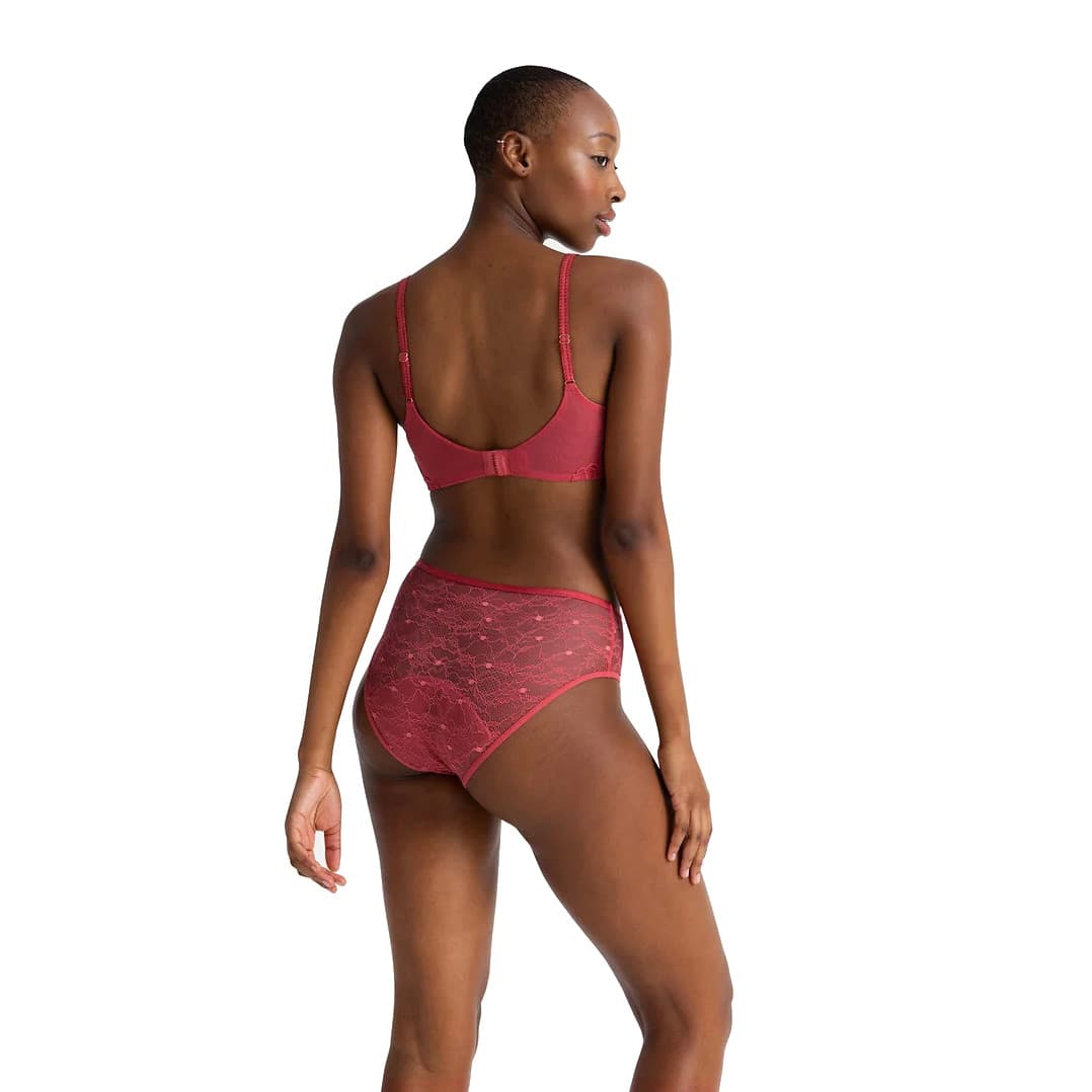 Menstruační kalhotky Dorina Eco Moon Hipster krajkové Red (DOR002R) 3XL - náhled 3