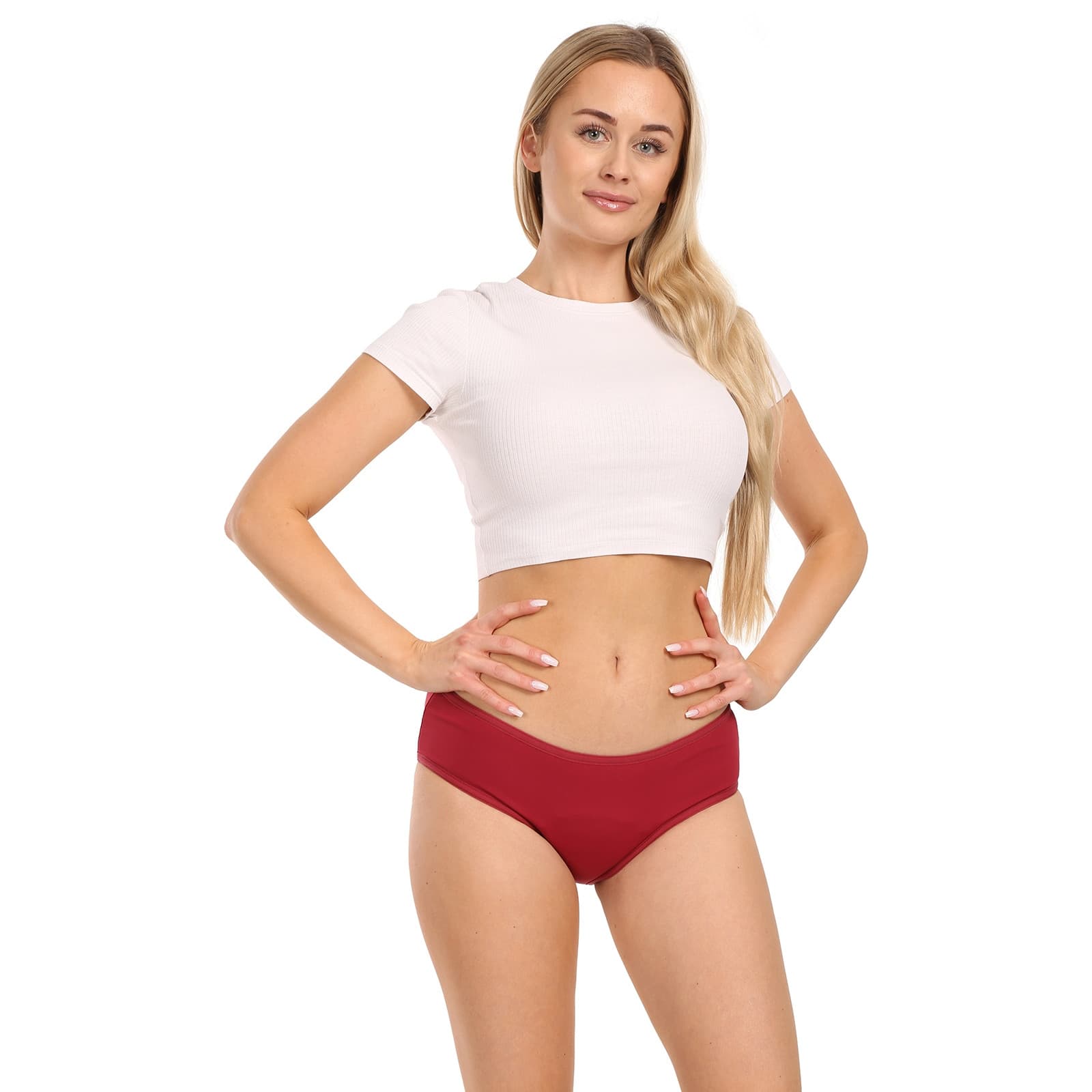 3PACK Menstruační kalhotky Meracus Timeless Burgundy Plus (MEMS106) L - náhled 5