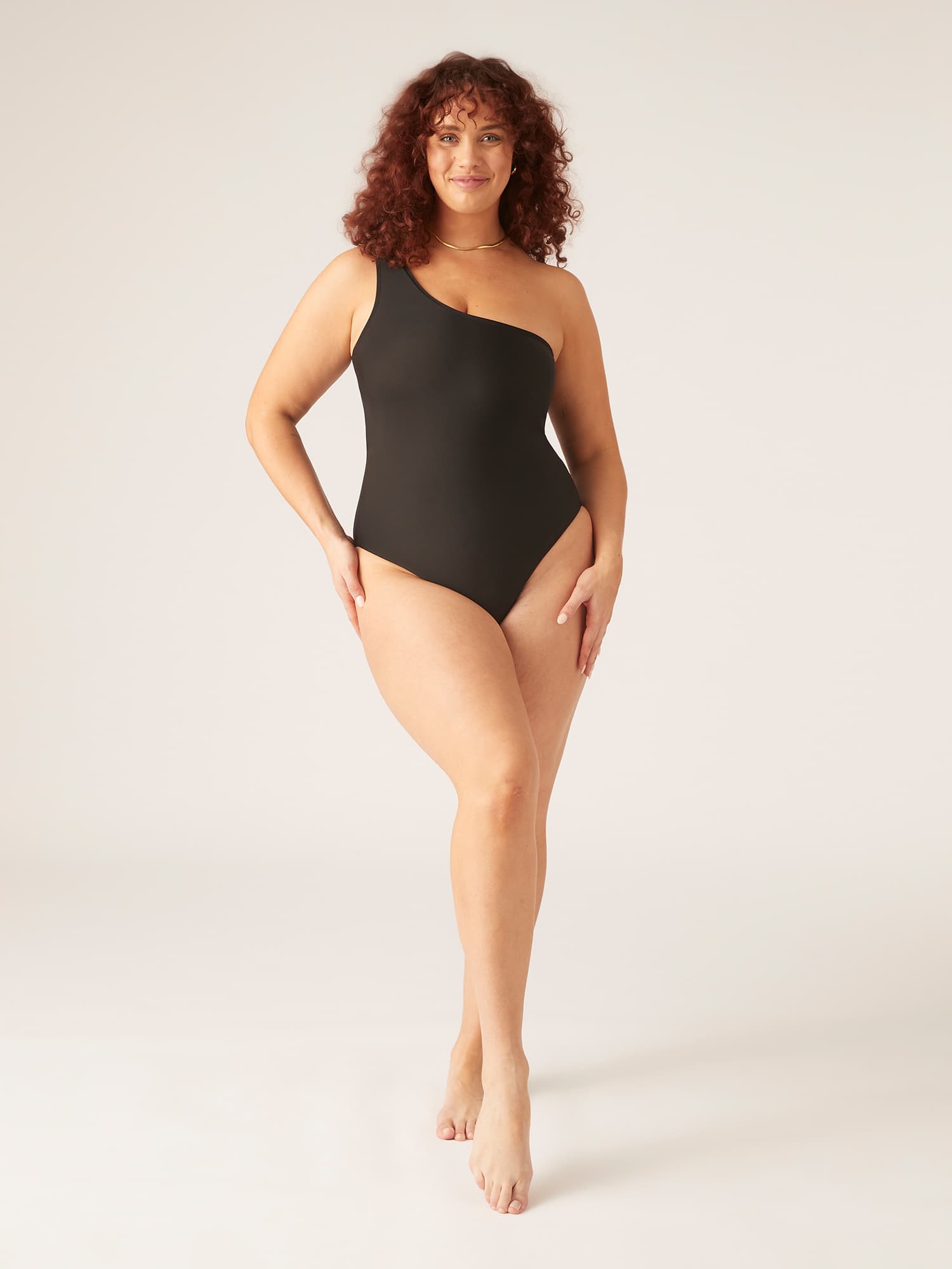 Menstruační plavky Modibodi One-Shoulder - VYBALENÉ (MODI4341VYB) L - náhled 3