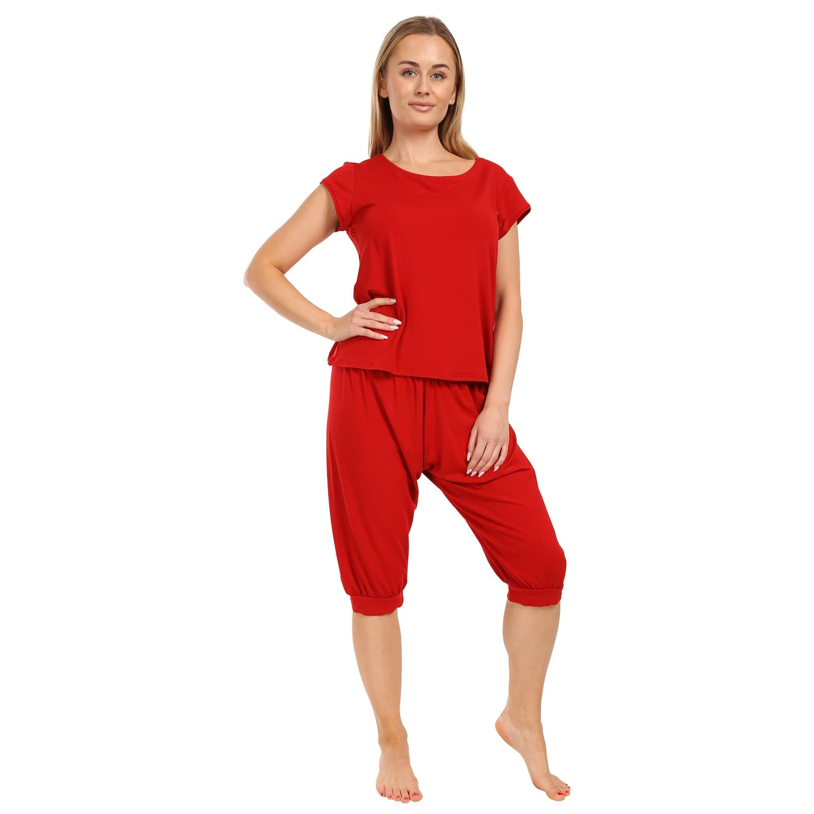 Volnočasové kalhoty Meracus Alva červené (MEF058) L/XL - náhled 3
