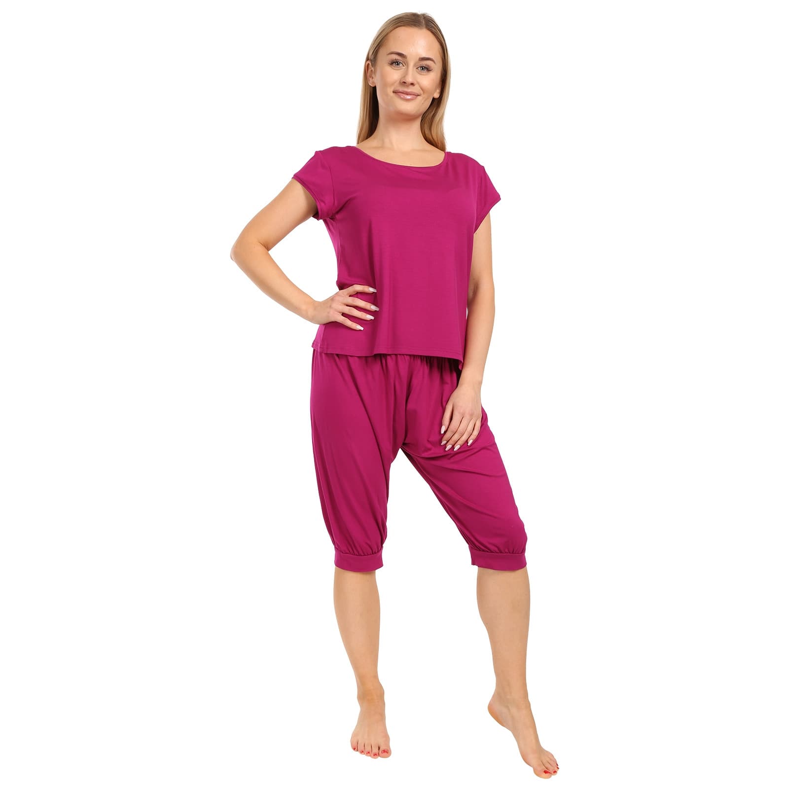 Volnočasové kalhoty Meracus Alva ostružinové (MEF059) L/XL - náhled 3