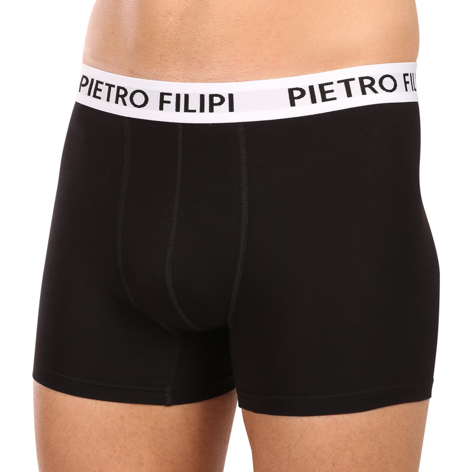 3PACK pánské boxerky Pietro Filipi černé (3BCL003) L - náhled 3