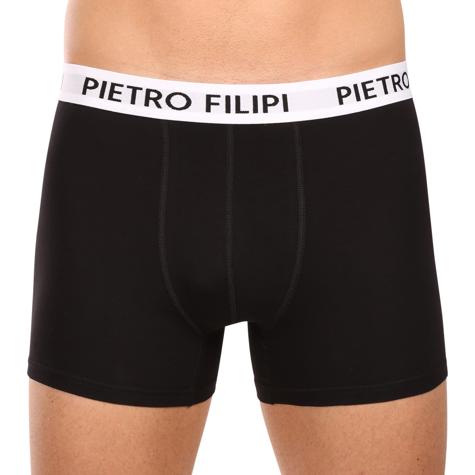 3PACK pánské boxerky Pietro Filipi černé (3BCL003) L - náhled 2
