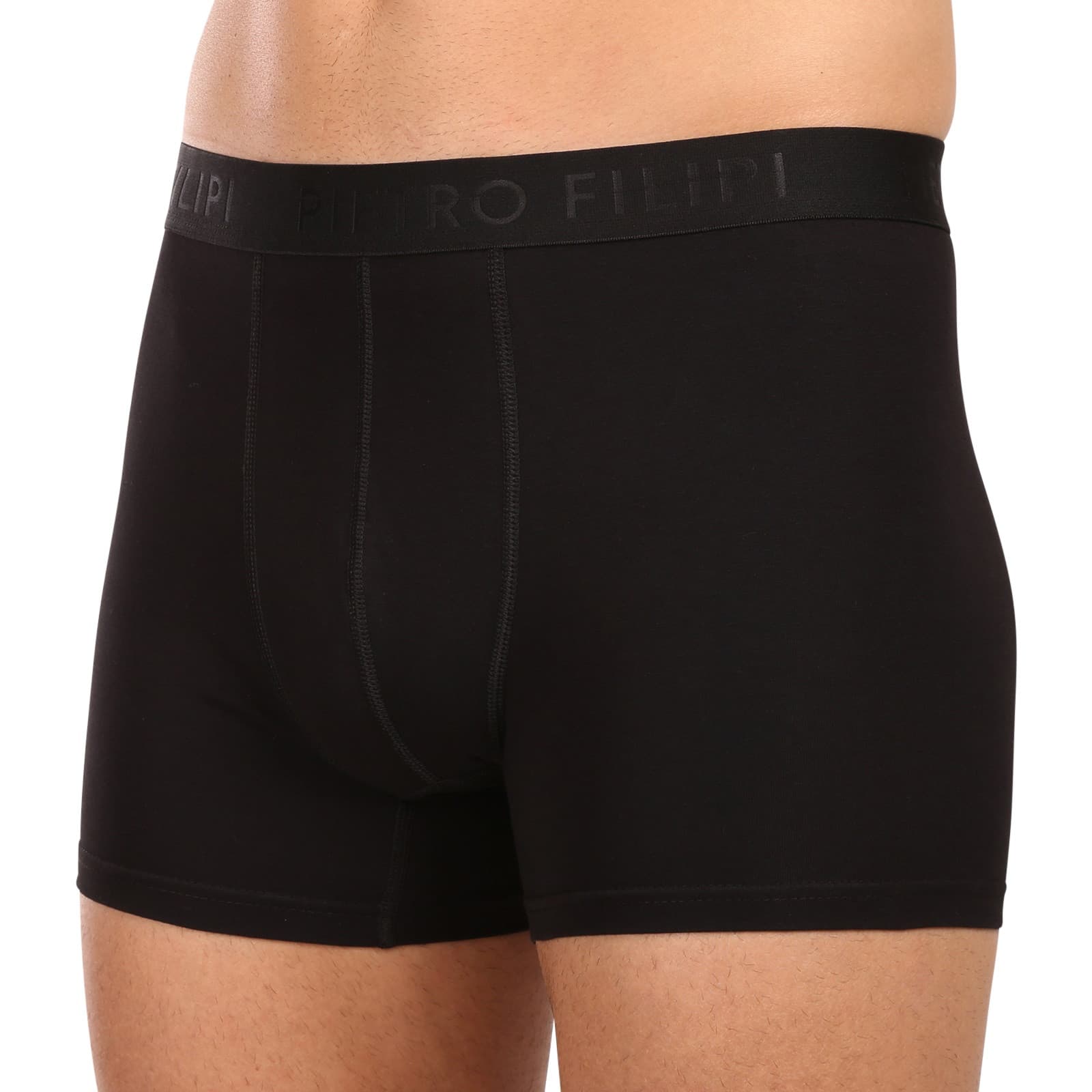 3PACK pánské boxerky Pietro Filipi černé (3BCL005) L - náhled 3