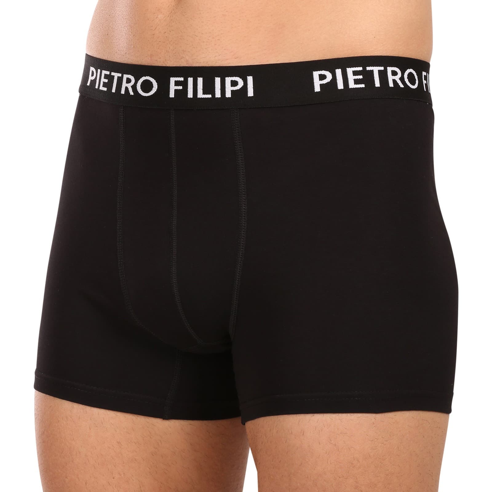 3PACK pánské boxerky Pietro Filipi černé (3BCL006) L - náhled 3