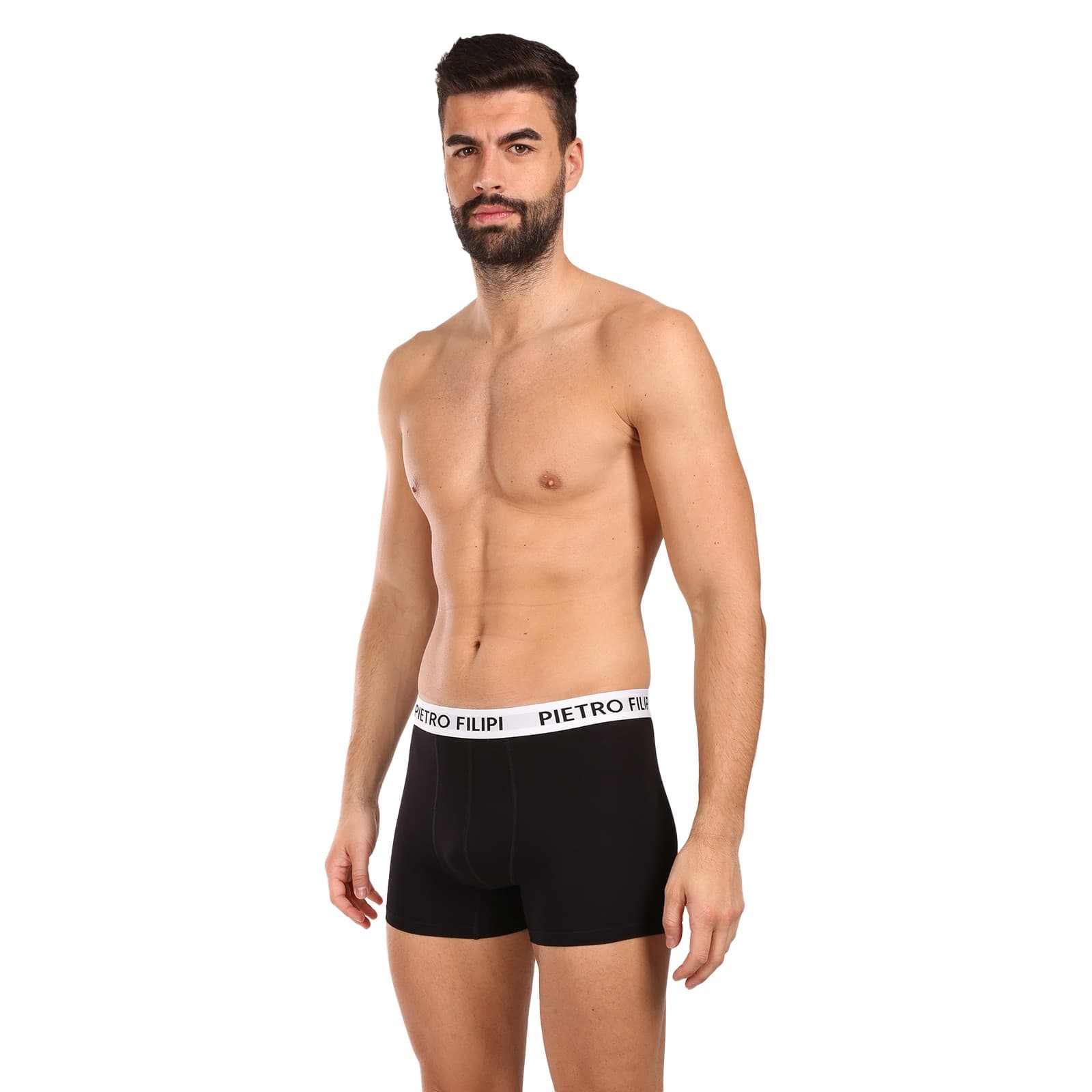 5PACK pánské boxerky Pietro Filipi černé (5BCL003) 3XL - náhled 5