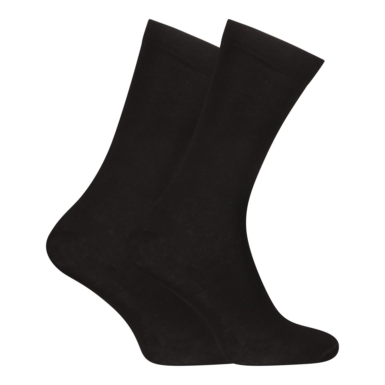 3PACK ponožky Nedeto vysoké bambusové černé (3NDTP001) L - náhled 2