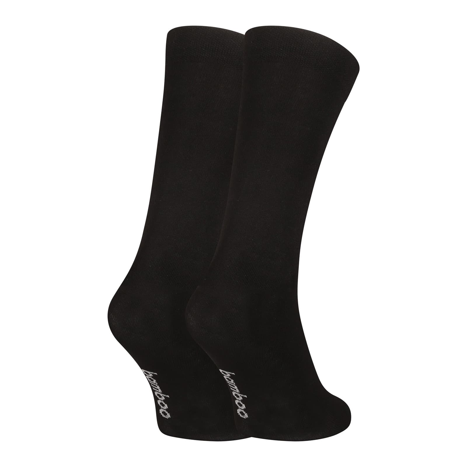 3PACK ponožky Nedeto vysoké bambusové černé (3NDTP001) L - náhled 4