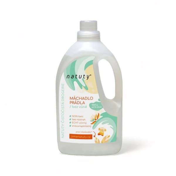 Máchadlo prádla Natuty bez vůně 1500 ml (NAT006)