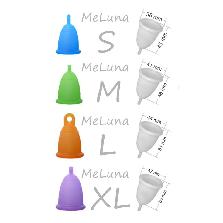 Menstruační kalíšek Me Luna Soft S s očkem růžová (MELU008) - náhled 2