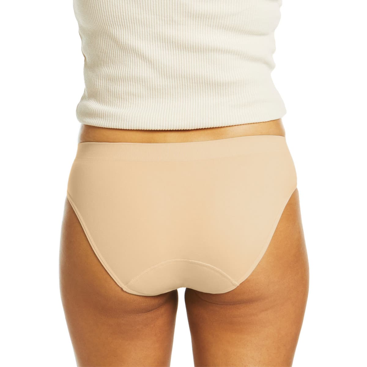 Menstruační kalhotky Love Luna Seamfree Bikini Nude (LLUWSFBI-NUDE) 3XL - náhled 3