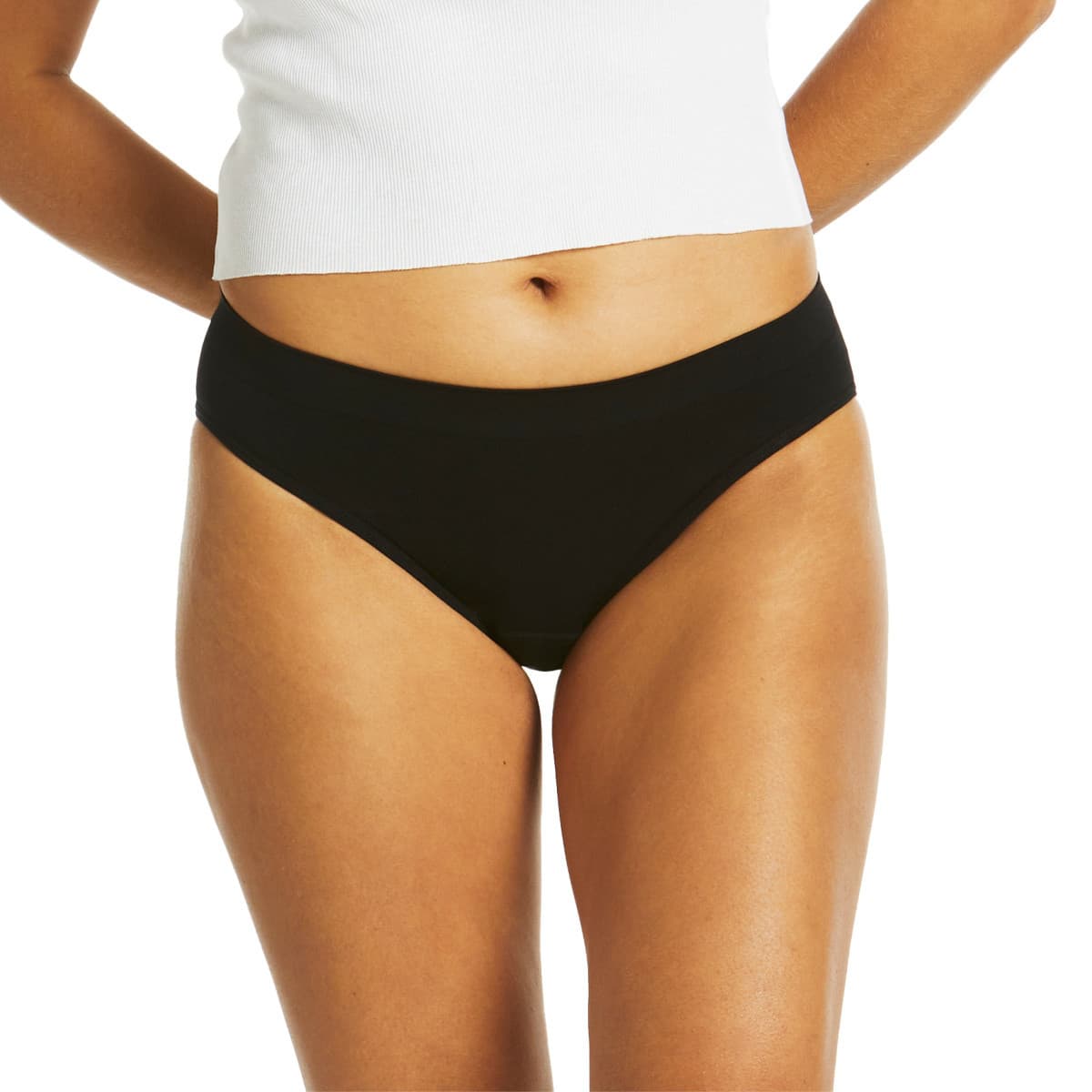 Menstruační kalhotky Love Luna Seamfree Bikini (LLUWSFBI-BLAC)