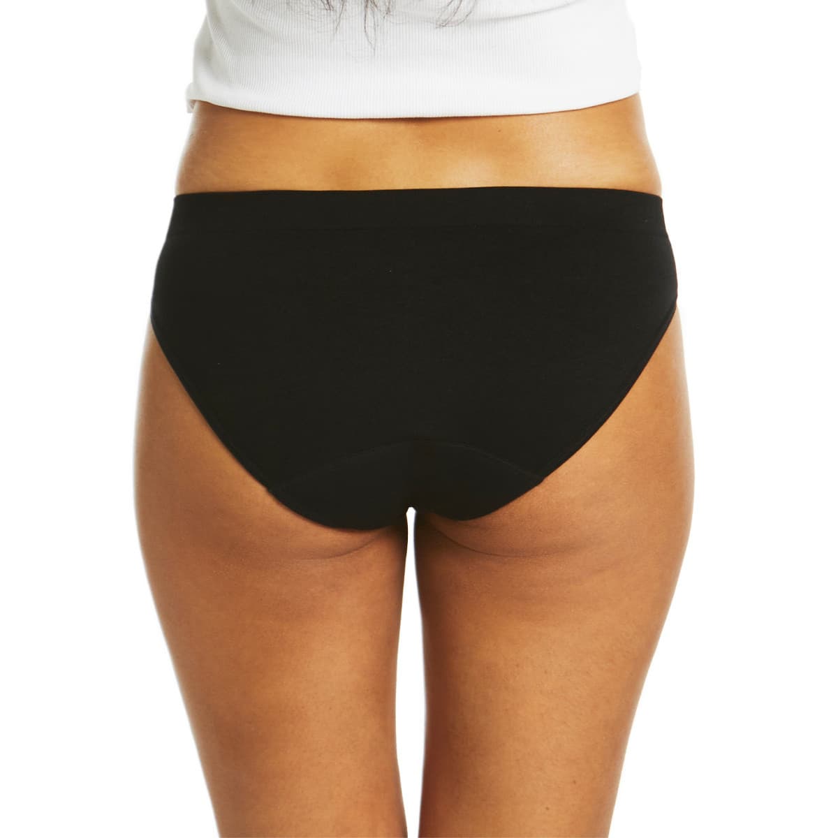 Menstruační kalhotky Love Luna Seamfree Bikini (LLUWSFBI-BLAC) 3XL - náhled 3