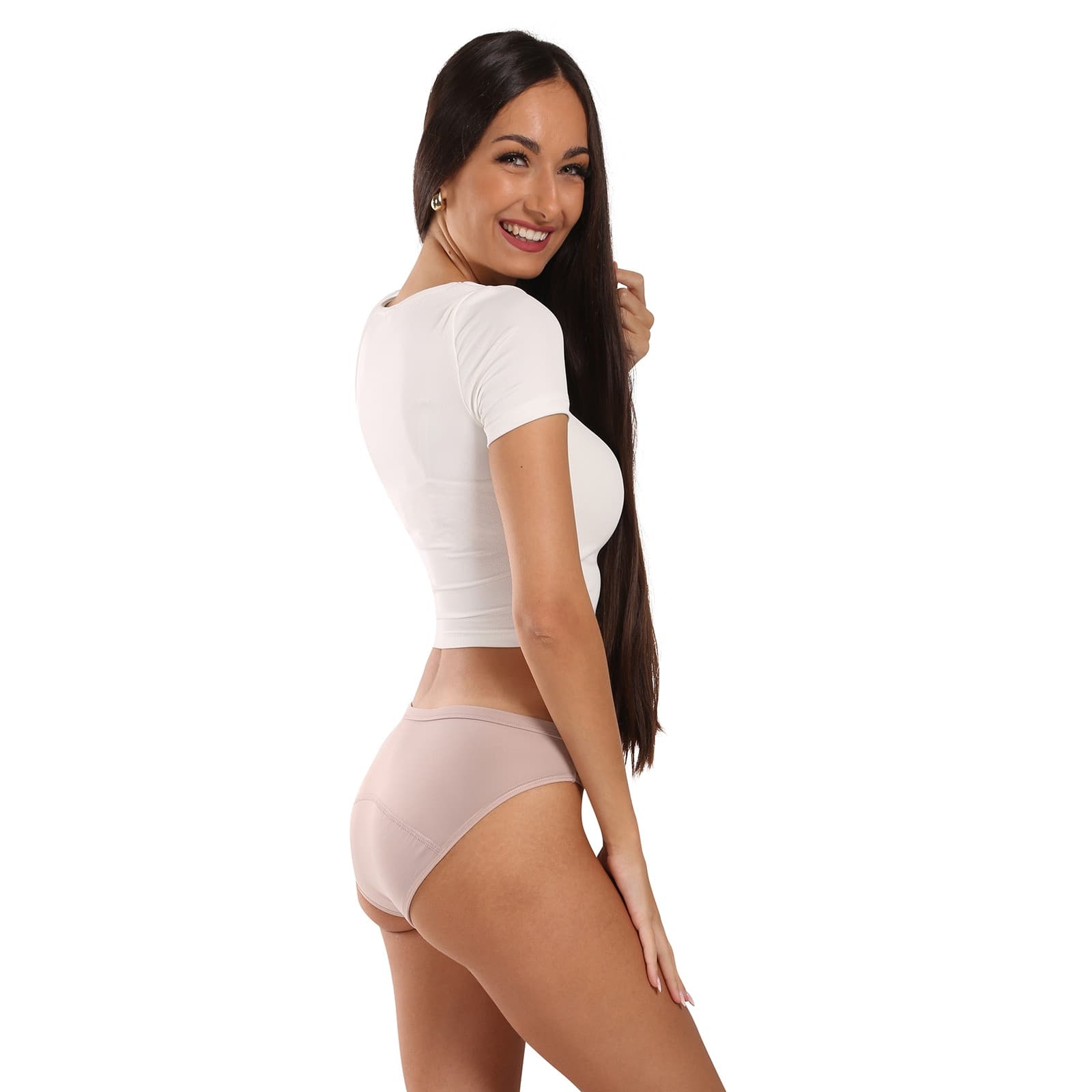 Menstruační kalhotky Maidenform Moderate béžové (DMLBKM JDQ) L - náhled 5