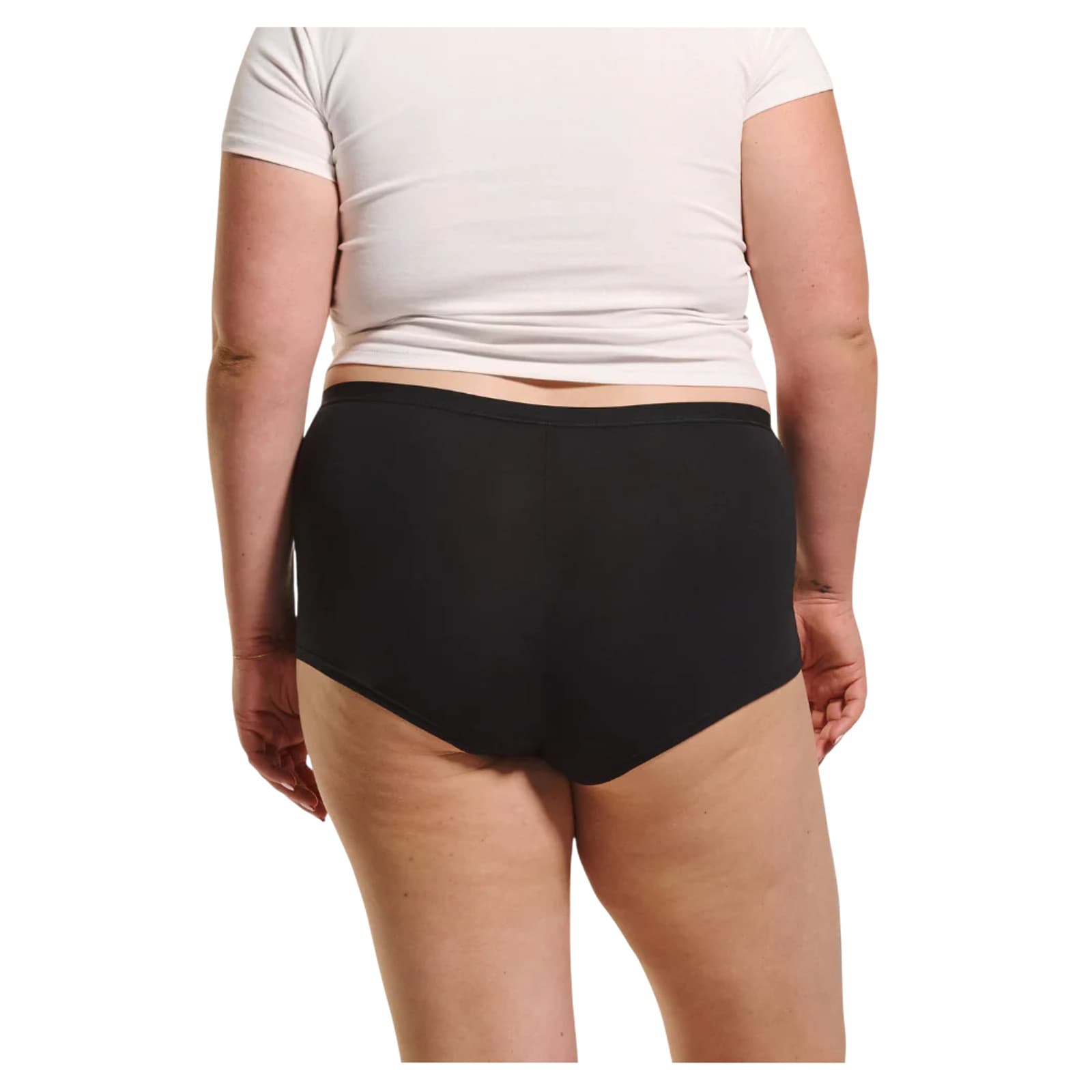 Menstruační kalhotky Love Luna černé Cotton Shortie (LLUWCPSH) L - náhled 3