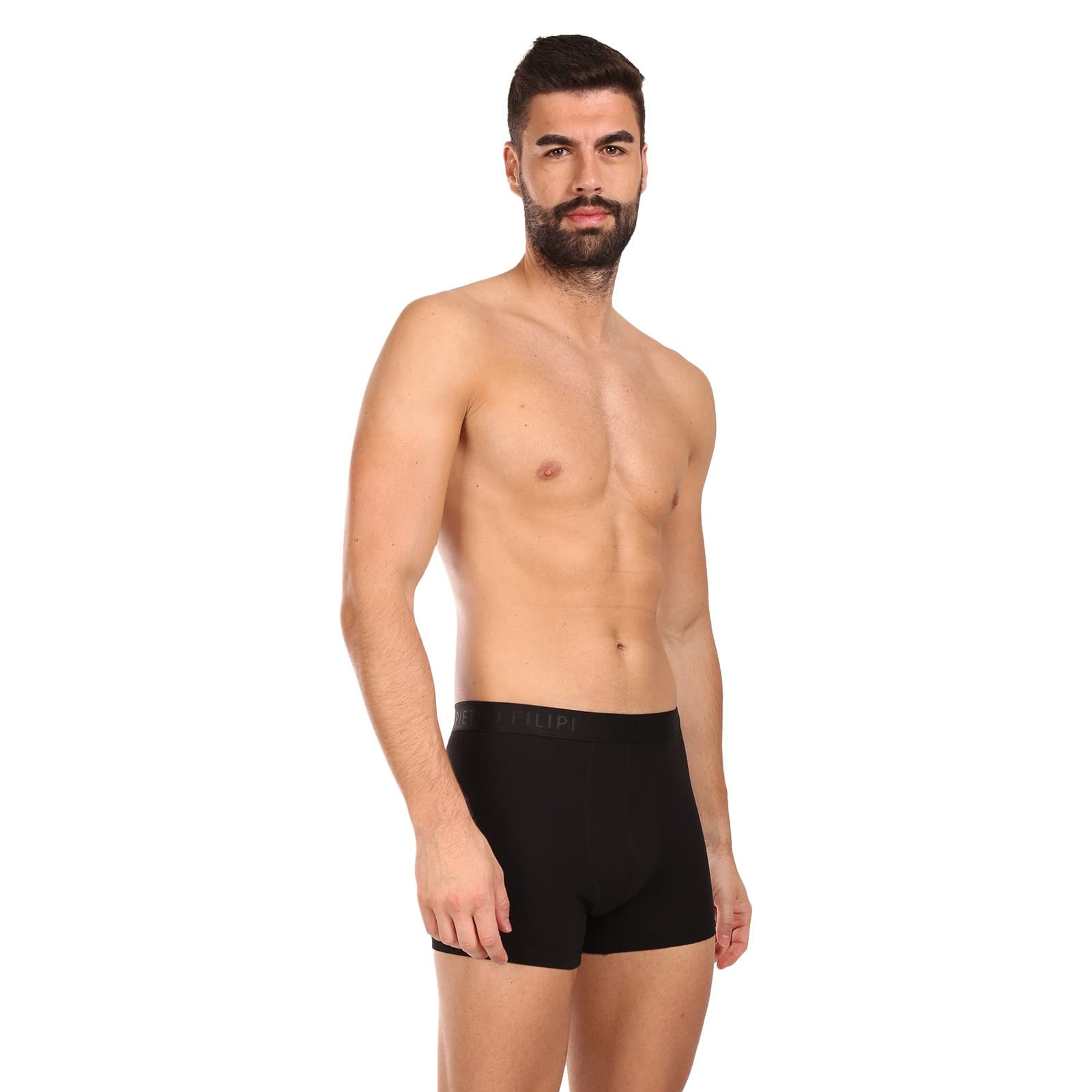 7PACK pánské boxerky Pietro Filipi černé (7PBC1) 3XL - náhled 5