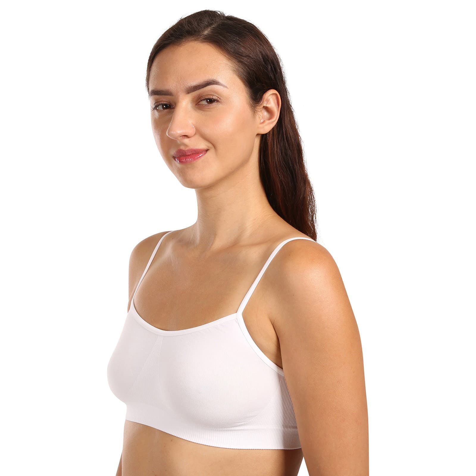 Dámská podprsenka Moravec bezešvá bílá (Daily top) L/XL - náhled 2