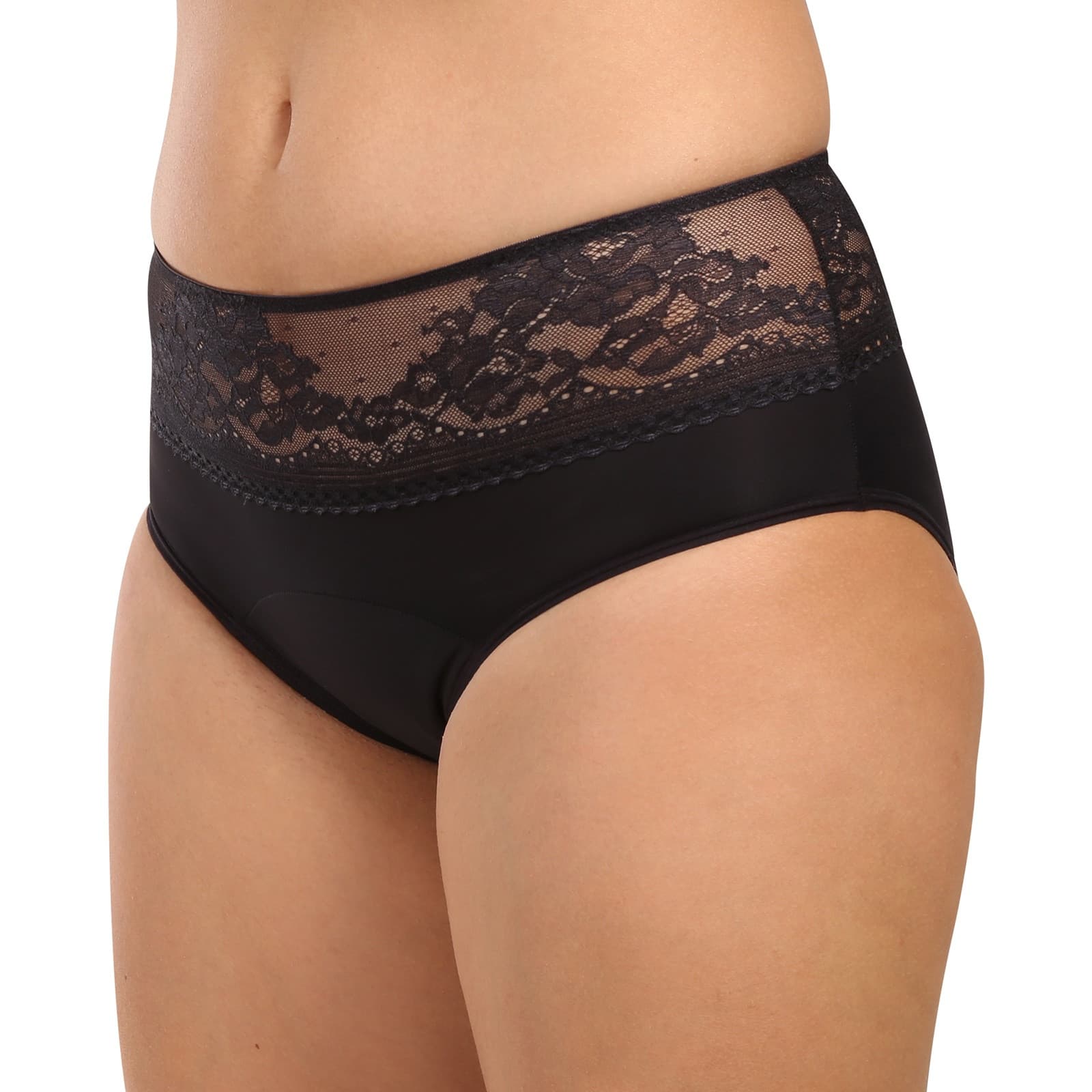 2PACK Menstruační kalhotky Dorina Eco Moon Lace Midi (DOR052) 3XL - náhled 3