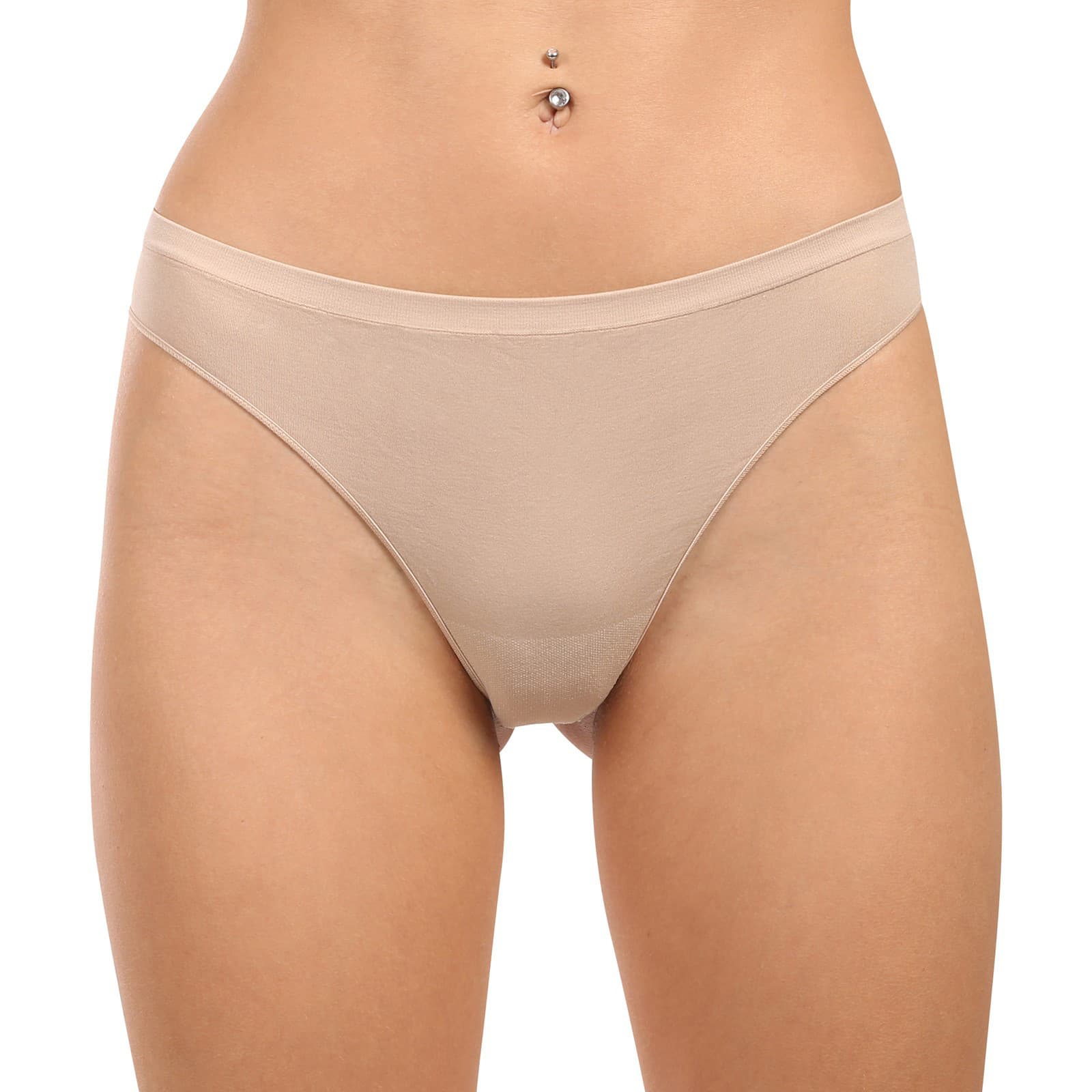 Dámská tanga Moravec bezešvá béžová (Light)