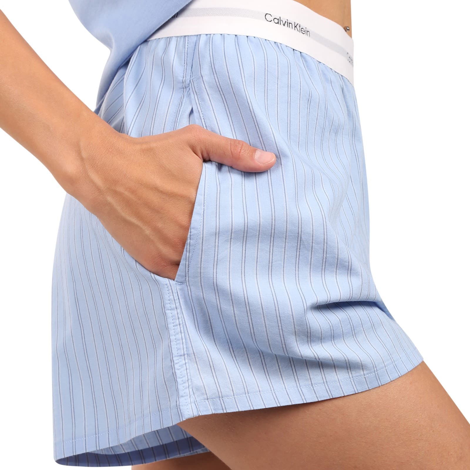 Dámské pyžamo Calvin Klein modré (QS7576-39Z) L - náhled 4