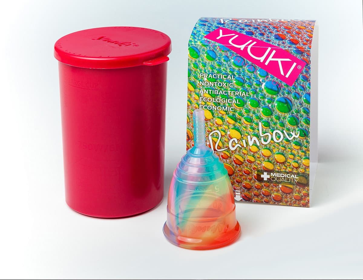 Menstruační kalíšek Yuuki 1 Rainbow classic (YU123)