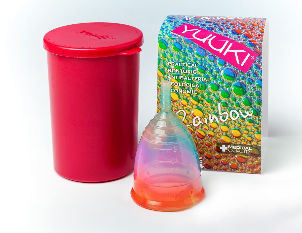 Menstruační kalíšek Yuuki 2 Rainbow soft (YU110)
