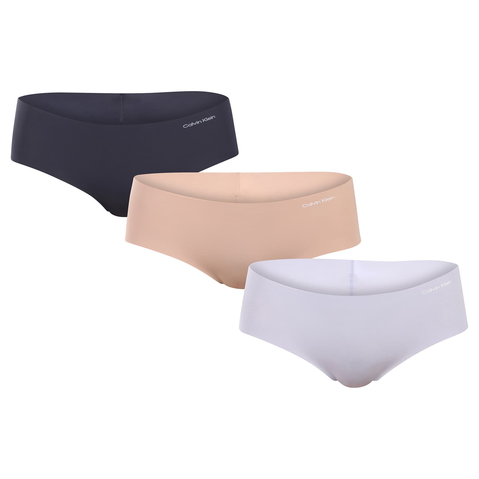 3PACK dámské kalhotky Calvin Klein bezešvé vícebarevné (QD3559E-31K)