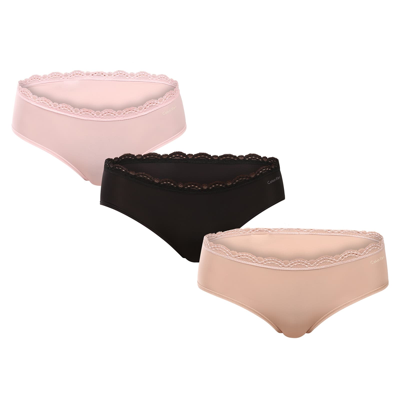 3PACK dámské kalhotky Calvin Klein vícebarevné (QD5302-3VQ)