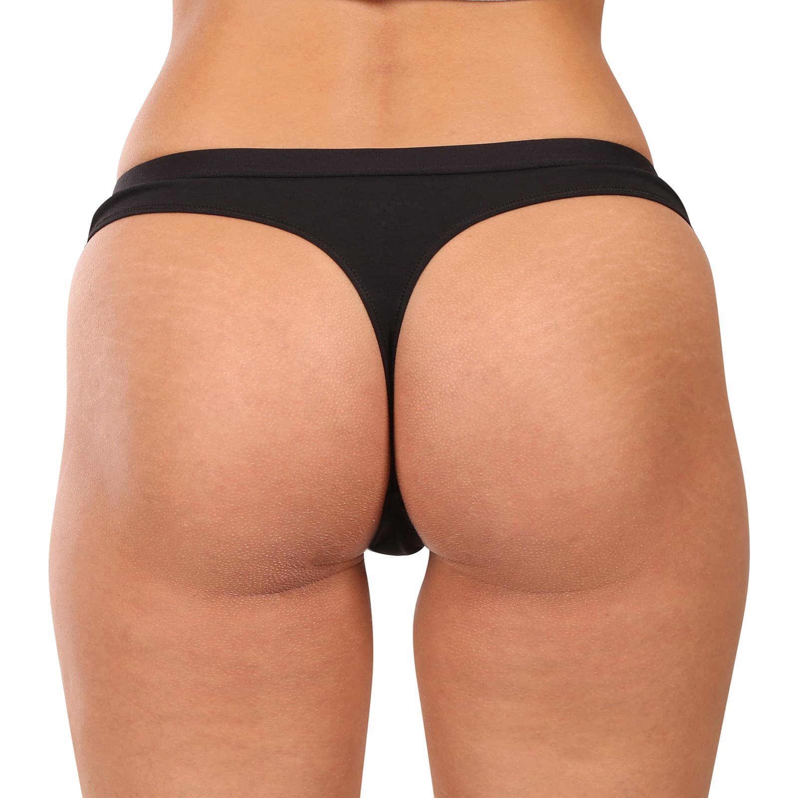 5PACK dámská tanga Tommy Hilfiger černá (UW0UW05642 0W3) L - náhled 3